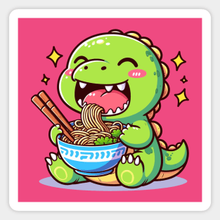 Lovable Dino Ramen Magnet